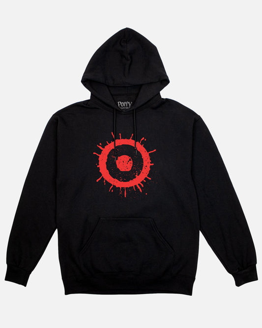 The Doctor All Over Eyes Black Drawstring Hoodie
